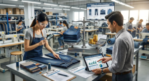 small batch denim manufacturing for fashion brands