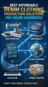 small batch denim manufacturing for fashion brands