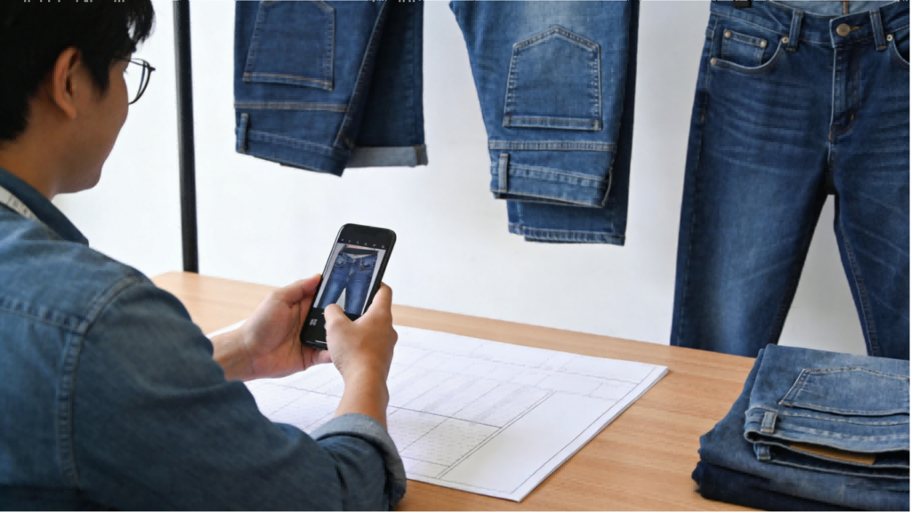 Develop Denim Samples from Reference Photos Without a Tech Pack