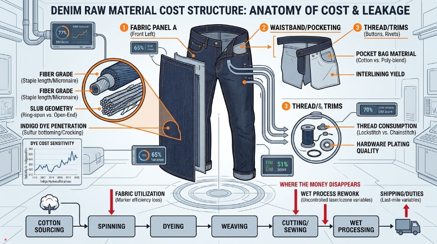 Denim Raw Material Cost Structure