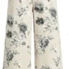 floral print cropped wide leg jeans 01