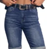 vintage wash denim bermuda shorts 04