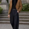 sk 20260722 mens denim style 005 brown blazer and wide leg denim concept