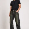 sk 20260722 mens denim style 008 dark coated straight jeans concept