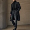 sk 20260722 mens denim style 012 black coat and dark denim concept