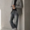 sk 20260722 mens denim style 014 grey blazer and cuffed denim concept