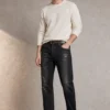 sk 20260722 mens denim style 028 cream sweater and black denim concept