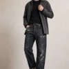 sk 20260722 mens denim style 030 black jacket and coated denim concept