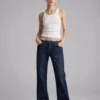 sk 20260722 womens denim style 003 dark indigo wide leg jeans concept