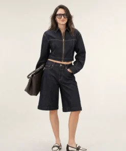 sk 20260722 womens denim style 007 dark bermuda shorts styling concept