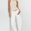 sk 20260722 womens denim style 011 white sculpted utility pants concept