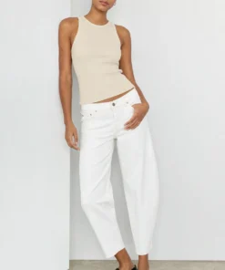 sk 20260722 womens denim style 011 white sculpted utility pants concept
