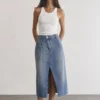 sk 20260722 womens denim style 018 light chambray wrap slit culotte concept