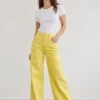 sk 20260722 womens denim style 021 sunflower yellow wide leg jeans concept