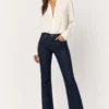 sk 20260722 womens denim style 029 classic dark flare jeans concept