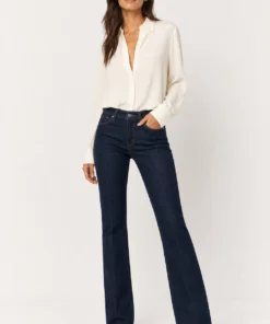 sk 20260722 womens denim style 029 classic dark flare jeans concept
