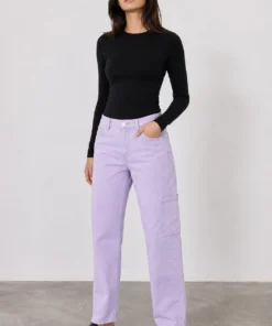 sk 20260722 womens denim style 031 lilac straight denim pants concept
