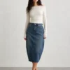 sk 20260722 womens denim style 034 indigo denim midi skirt concept