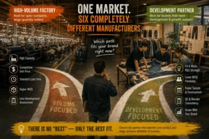 Large-volume denim factory and development partner compared for custom jeans sourcing